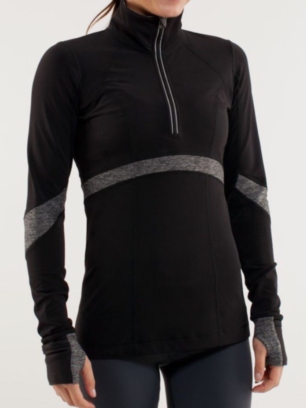 Lululemon Athletica Run Distance Quarter Zip